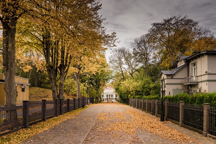 Vēju pilsēta Liepāja  ietērpjas rudens krāsās. Foto: Kārlis Volkovskis 293671