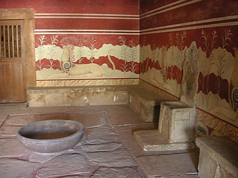 Viena no ievērojamākajām istabām ir karaļa Minos istaba. 15754