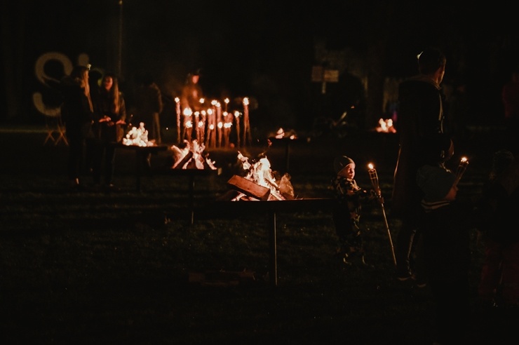 Sigulda mīļi atzīmē Lāčplēša dienu. Foto: Ginta Zīverte 294360