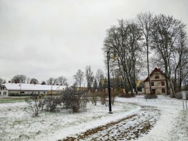 Krāslava  ietinas baltā sniega rotā. Foto: Inga Pudnika 8