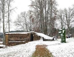 Krāslava  ietinas baltā sniega rotā. Foto: Inga Pudnika 12