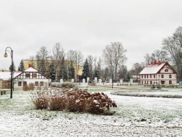 Krāslava  ietinas baltā sniega rotā. Foto: Inga Pudnika 14