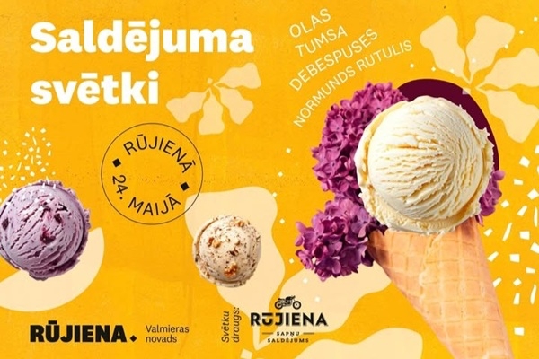 Valmieras novads: Saldējuma svētki Rūjienā 2025