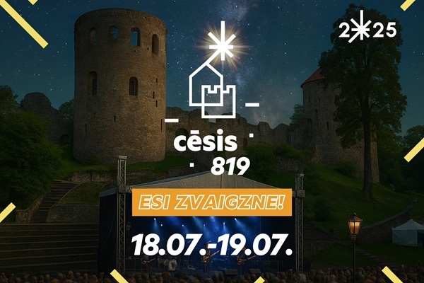 Svētku «Cēsis 819» programma: ESI ZVAIGZNE!