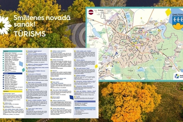 Izstrādāta jauna tūrisma karte Smiltenei, drīzumā būs arī Apei un Raunai