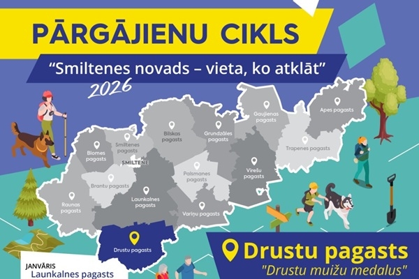 Pievienojies pārgājienam «Drustu muižu medalus» 21. jūnijā un atklāj Drustu pagastu