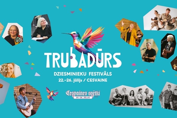 Aicina uz ceturto ceļojošo dziesminieku festivālu «Trubadūrs» Cesvainē