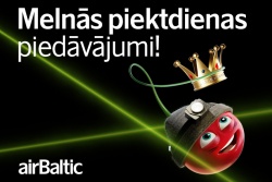 airBaltic Melnie ķirši - Melnā piektdiena  Estravel Latvia