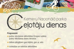 Atpūtas un ceļojumu piedāvājumi 23.09.2025 - 05.10.2025 Ceļotāju dienas - Ķemeru nacionālajā parkā Tukuma TIC