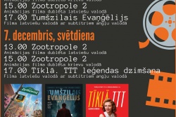 Atpūtas un ceļojumu piedāvājumi 03.12.2025 - 09.12.2025 KINO Krāslavā Krāslavas TIC